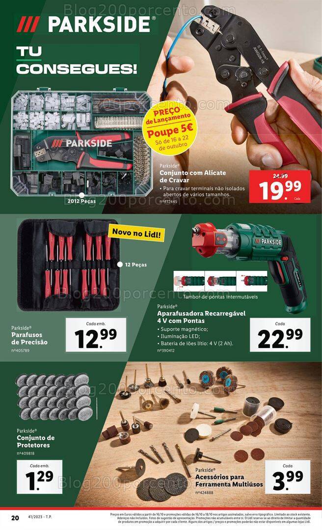 Antevisão Folheto LIDL Bazar Promoções a partir de 16 outubro