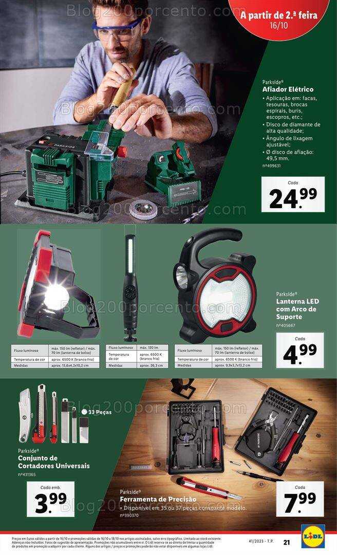 Antevisão Folheto LIDL Bazar Promoções a partir de 16 outubro