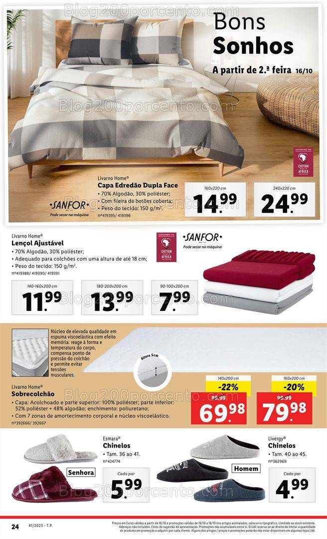 Antevisão Folheto LIDL Bazar Promoções a partir de 16 outubro