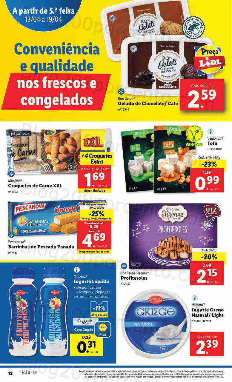Antevisão Folheto LIDL Promoções de 13 a 19 abril