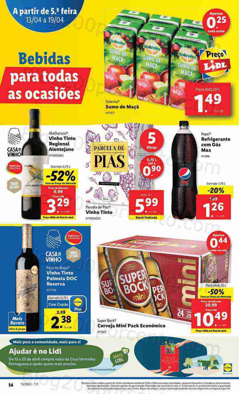 Antevisão Folheto LIDL Promoções de 13 a 19 abril