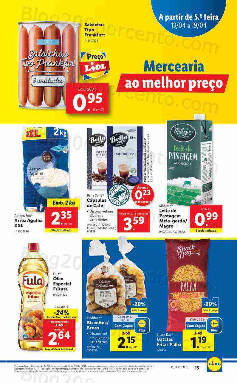Antevisão Folheto LIDL Promoções de 13 a 19 abril