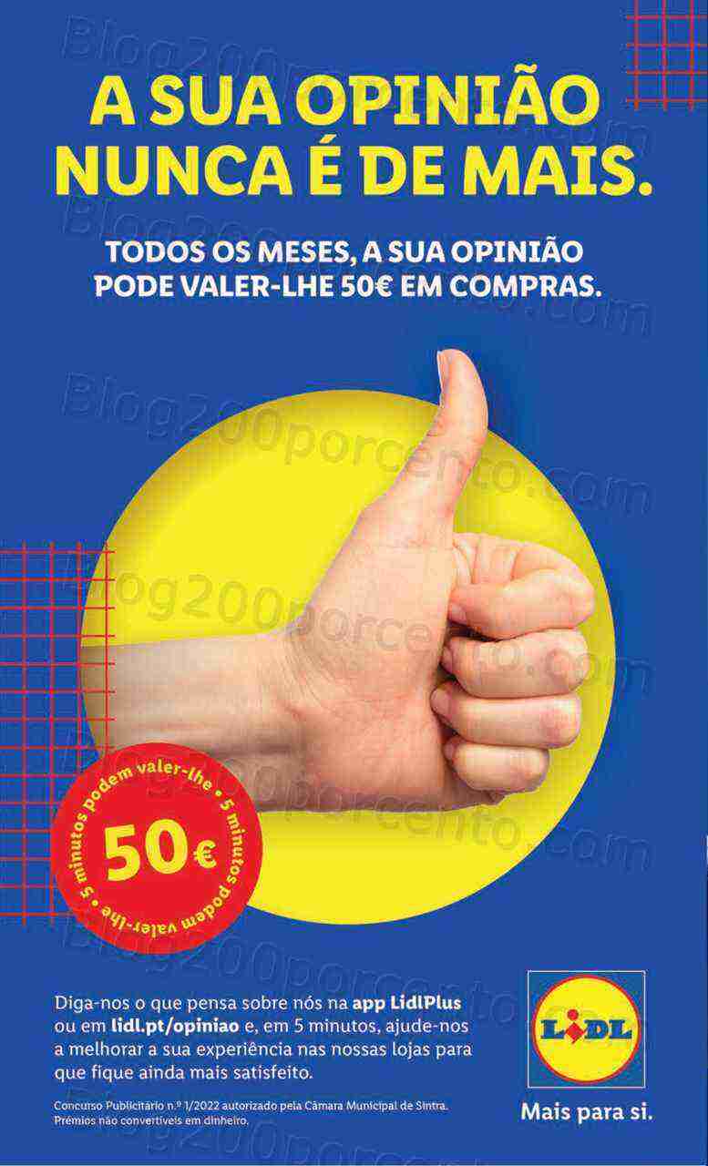 Antevisão Folheto LIDL Promoções de 13 a 19 abril