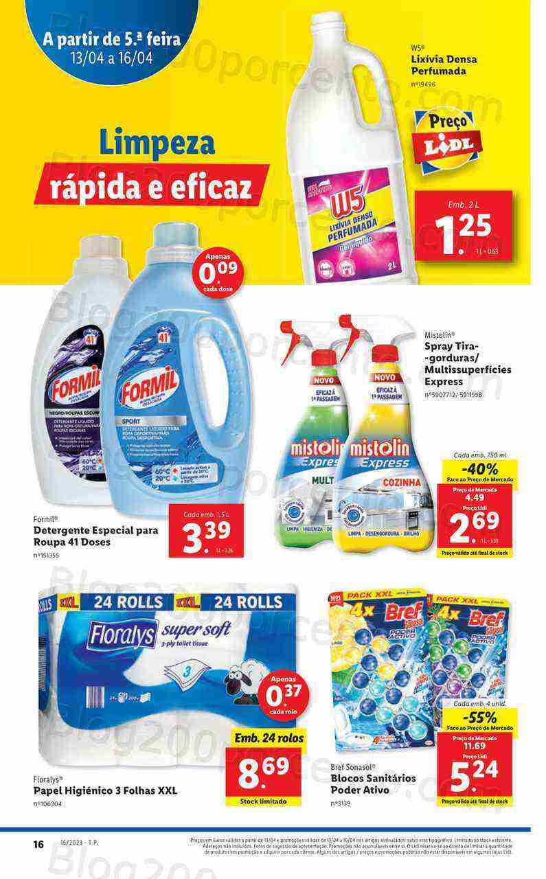 Antevisão Folheto LIDL Promoções de 13 a 19 abril