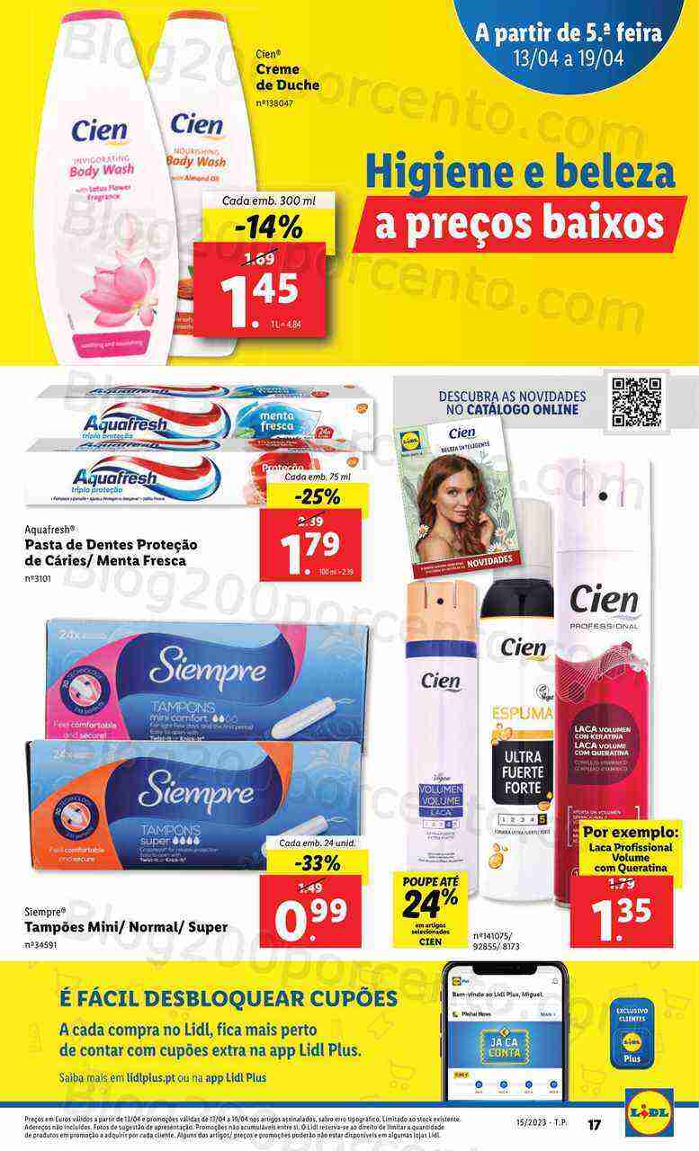 Antevisão Folheto LIDL Promoções de 13 a 19 abril