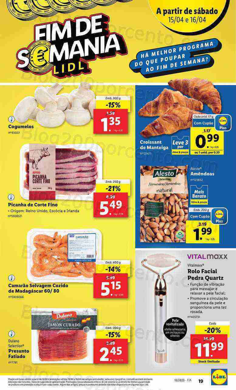 Antevisão Folheto LIDL Promoções de 13 a 19 abril