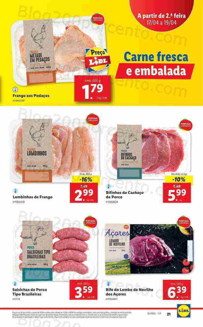 Antevisão Folheto LIDL Promoções de 13 a 19 abril