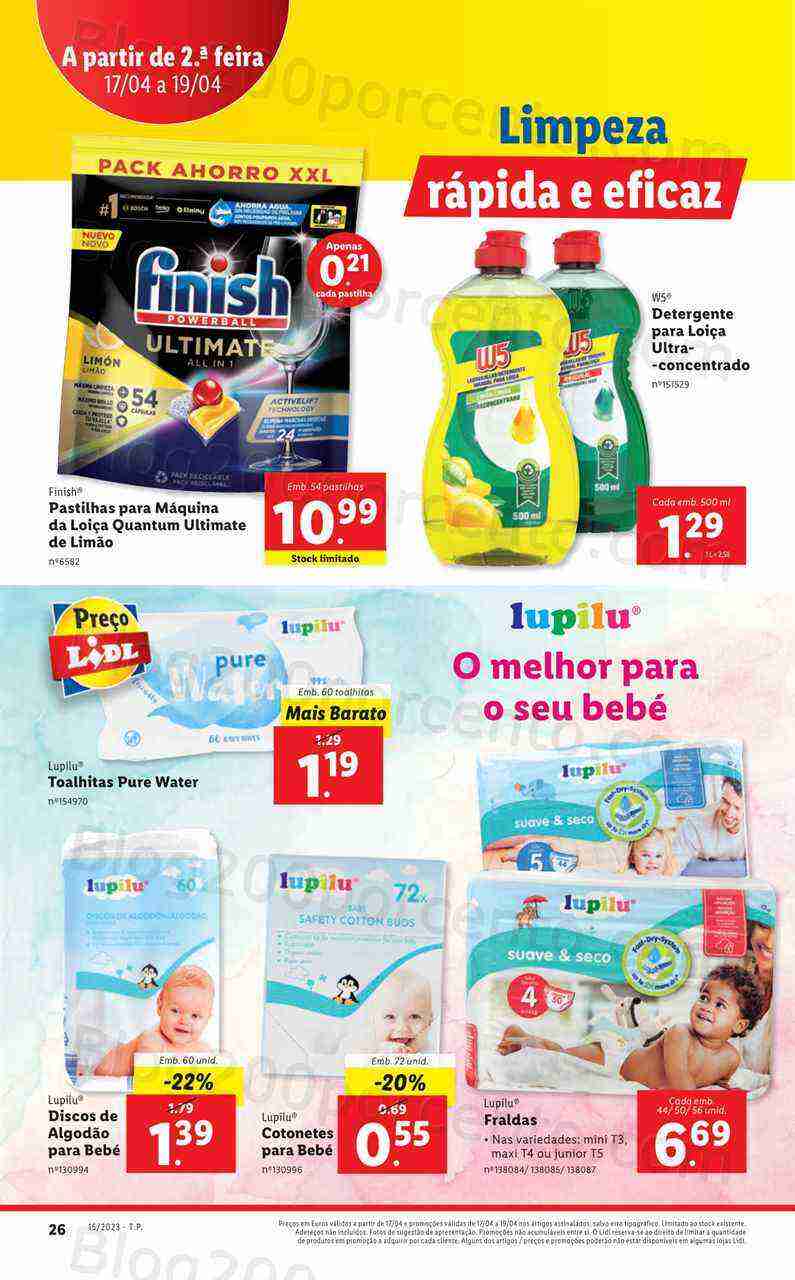 Antevisão Folheto LIDL Promoções de 13 a 19 abril