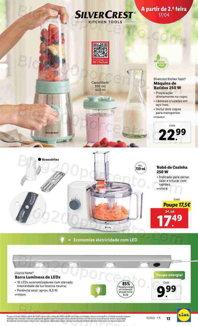 Antevisão Folheto LIDL Promoções de 13 a 19 abril