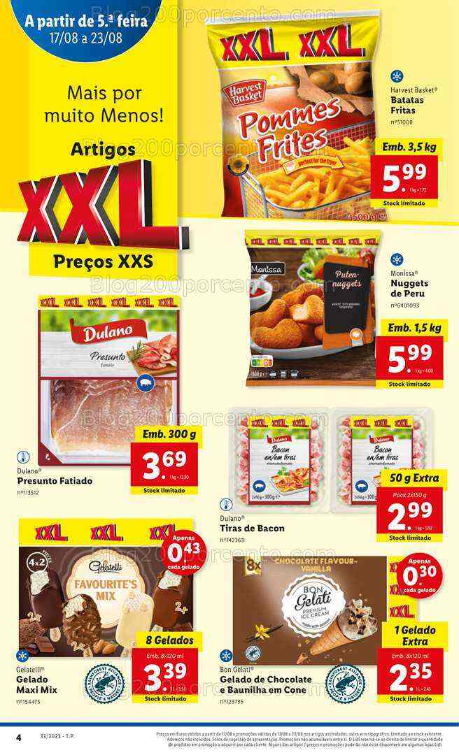 Antevisão Folheto LIDL Promoções de 17 a 23 agosto
