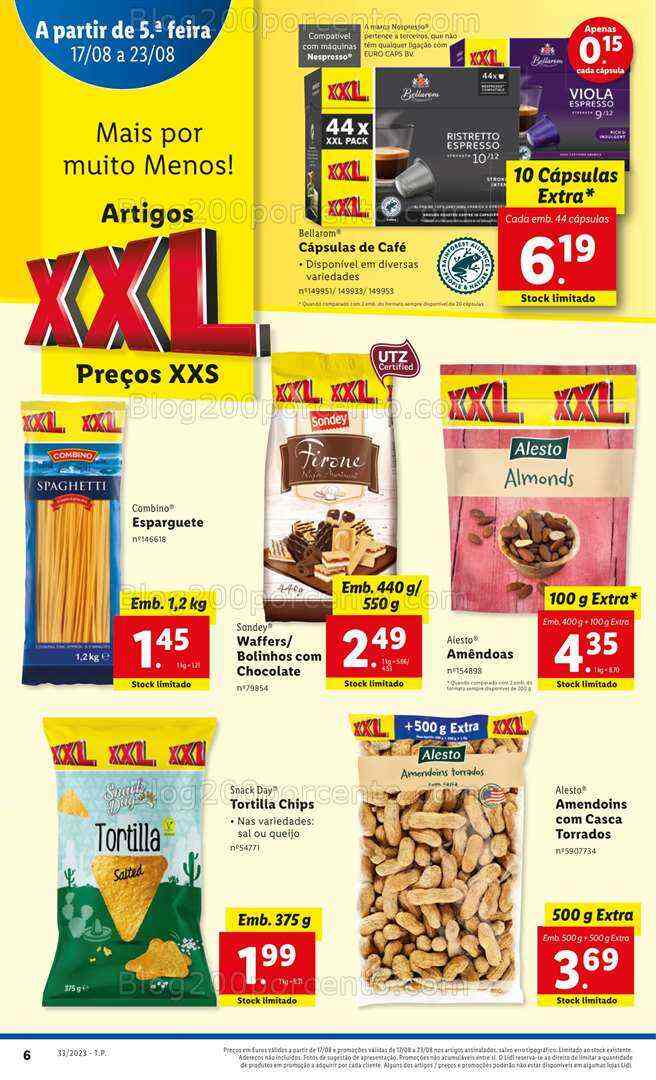 Antevisão Folheto LIDL Promoções de 17 a 23 agosto