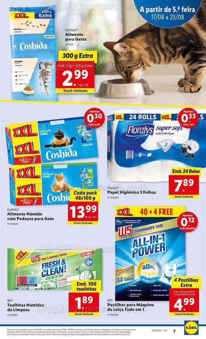 Antevisão Folheto LIDL Promoções de 17 a 23 agosto