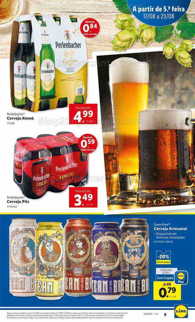 Antevisão Folheto LIDL Promoções de 17 a 23 agosto