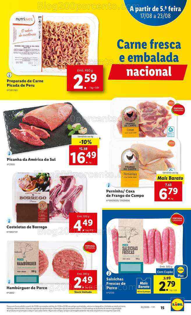 Antevisão Folheto LIDL Promoções de 17 a 23 agosto
