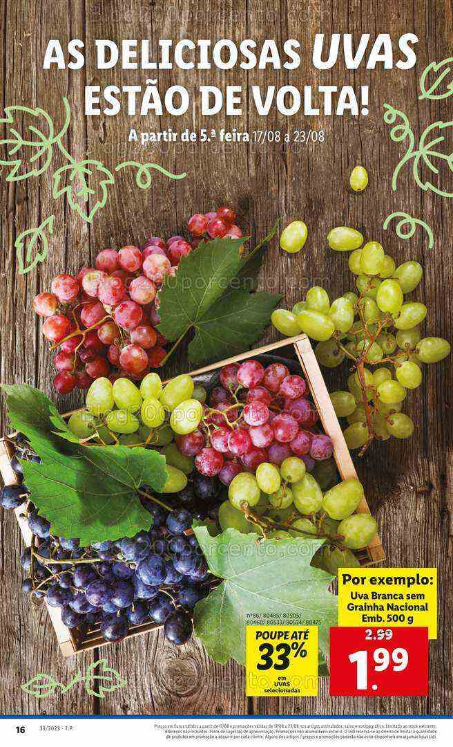 Antevisão Folheto LIDL Promoções de 17 a 23 agosto