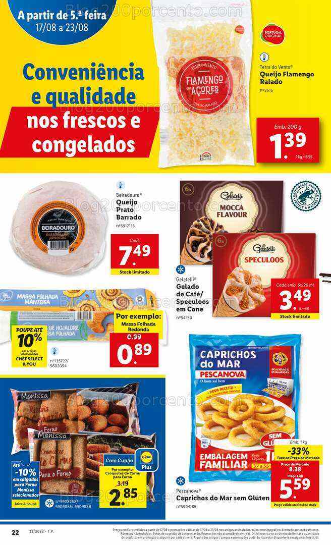 Antevisão Folheto LIDL Promoções de 17 a 23 agosto