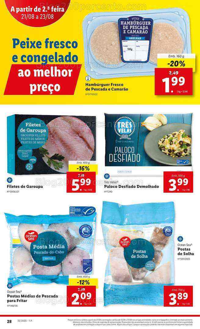 Antevisão Folheto LIDL Promoções de 17 a 23 agosto