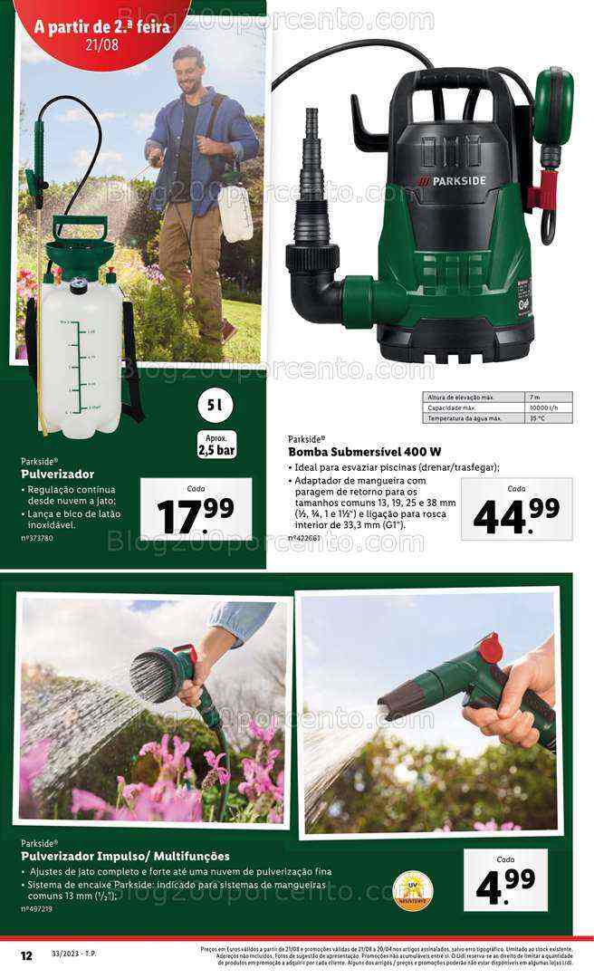 Antevisão Folheto LIDL Bazar Promoções de 17 a 23 agosto