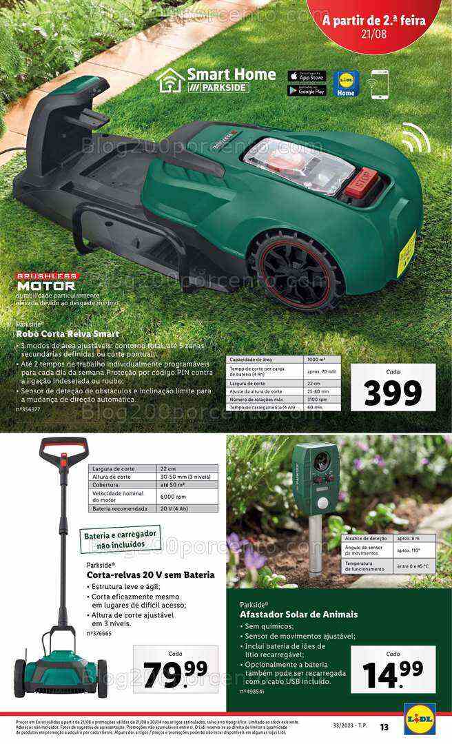 Antevisão Folheto LIDL Bazar Promoções de 17 a 23 agosto