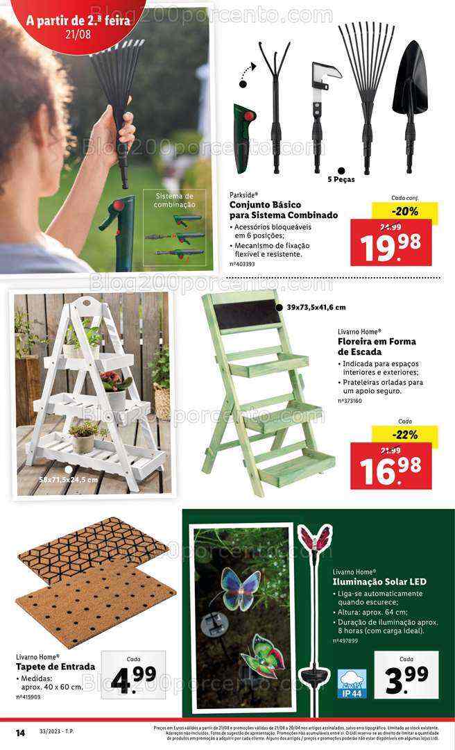 Antevisão Folheto LIDL Bazar Promoções de 17 a 23 agosto