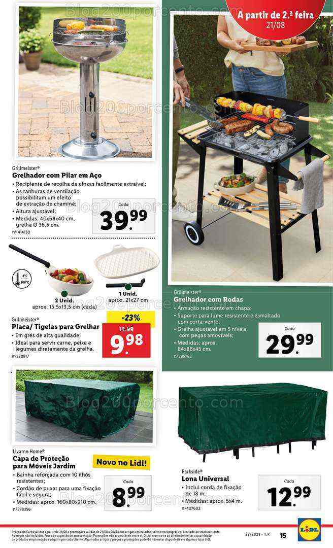 Antevisão Folheto LIDL Bazar Promoções de 17 a 23 agosto