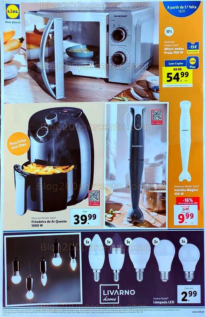 Antevisão Folheto LIDL Bazar Promoções a partir de 18 janeiro