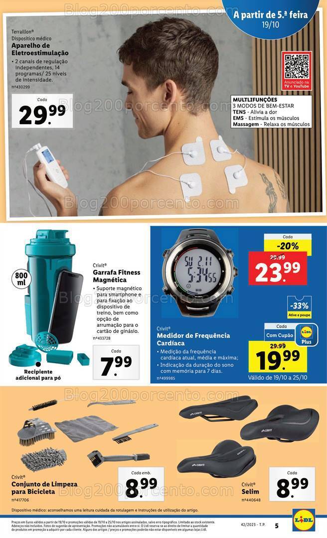 Antevisão Folheto LIDL Bazar Promoções de 19 a 25 outubro