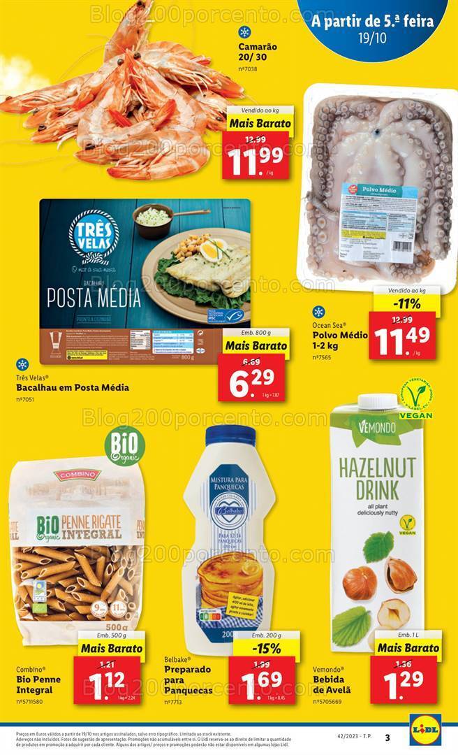 Antevisão Folheto LIDL Promoções de 19 a 25 outubro