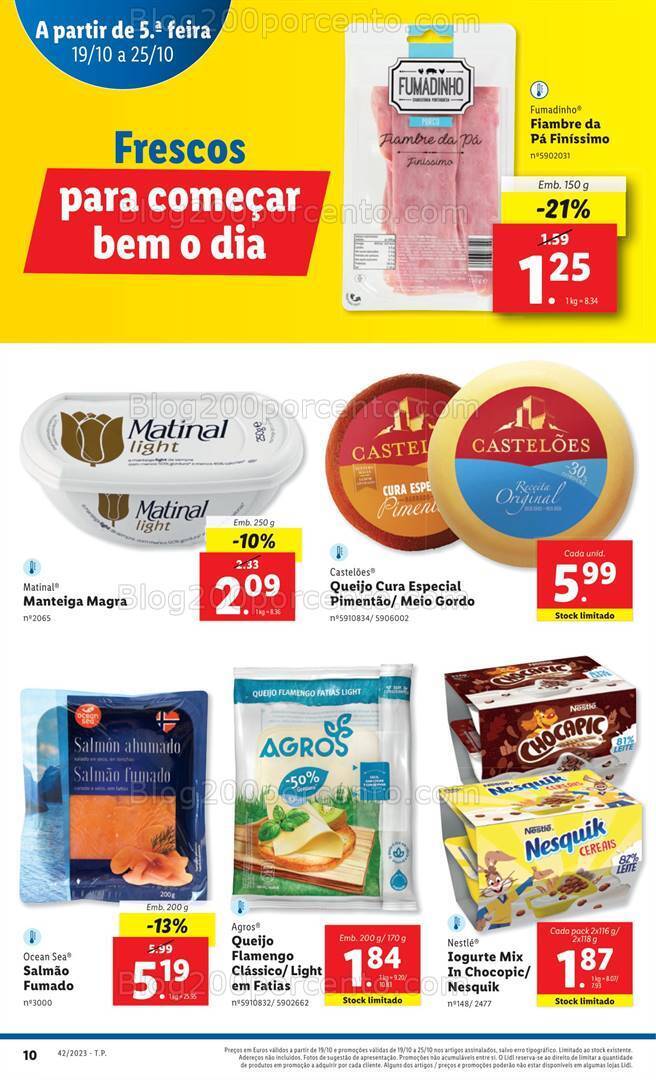 Antevisão Folheto LIDL Promoções de 19 a 25 outubro