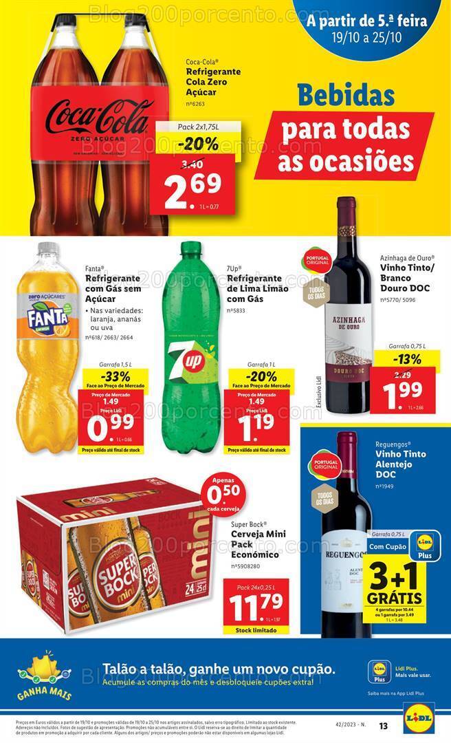 Antevisão Folheto LIDL Promoções de 19 a 25 outubro