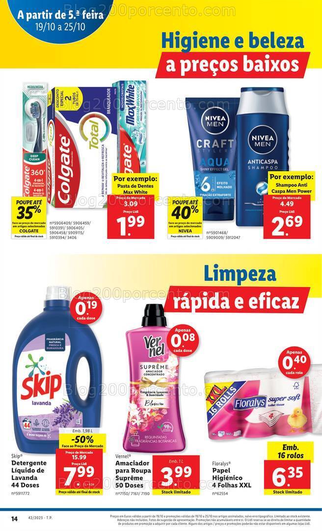 Antevisão Folheto LIDL Promoções de 19 a 25 outubro