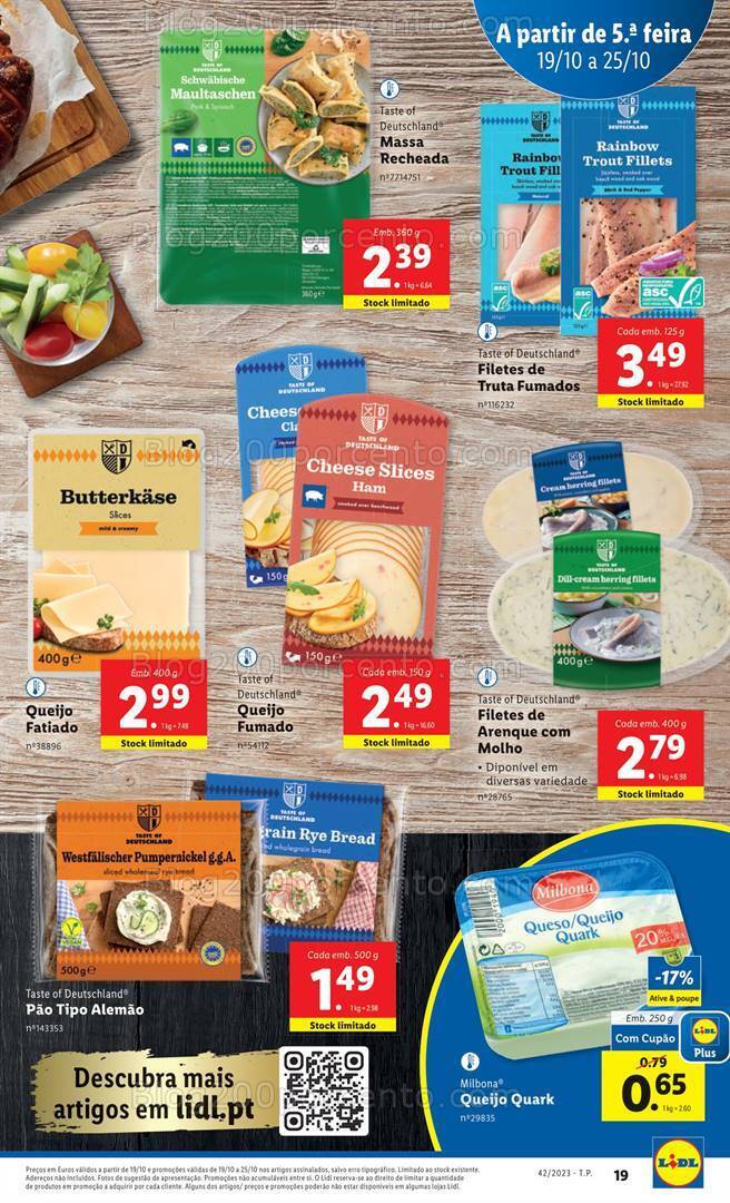 Antevisão Folheto LIDL Sabores do Mundo Promoções de 19 a 25 outubro