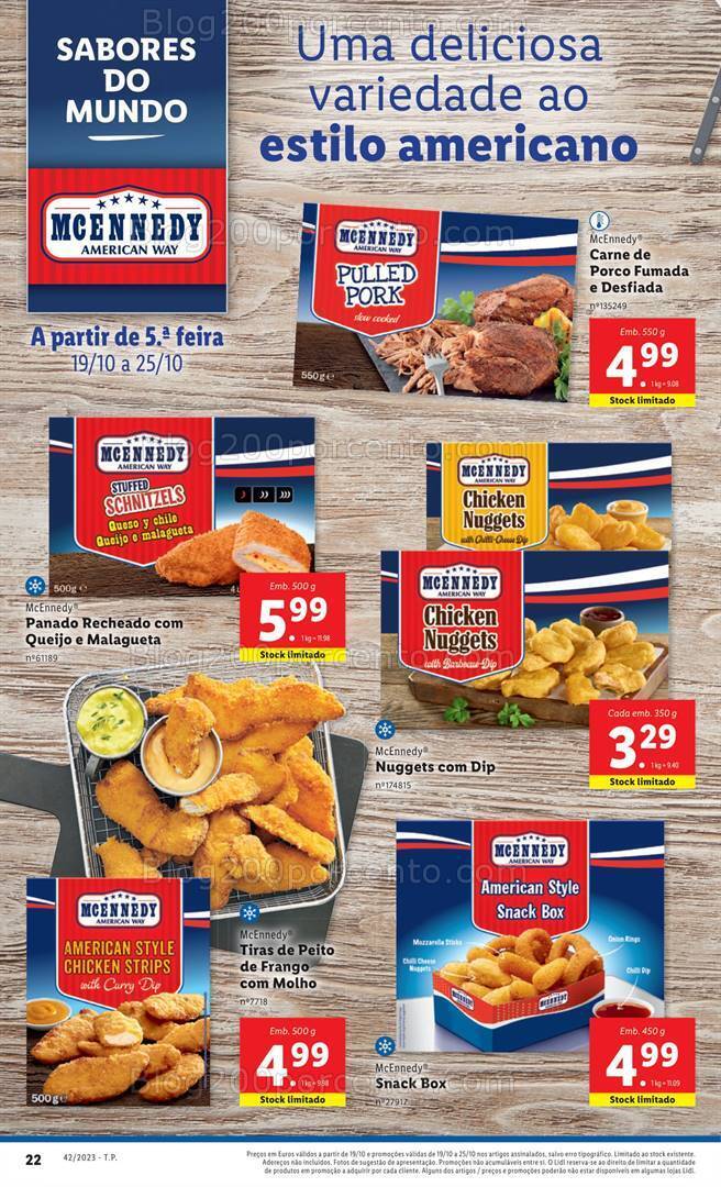 Antevisão Folheto LIDL Sabores do Mundo Promoções de 19 a 25 outubro