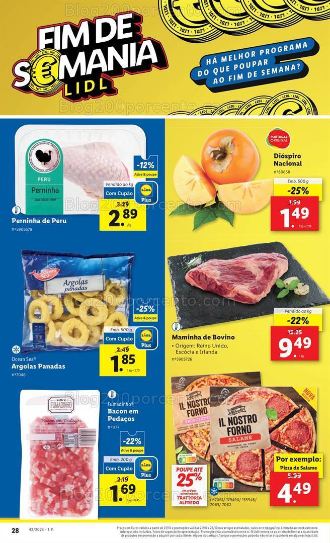 Antevisão Folheto LIDL Promoções de 19 a 25 outubro