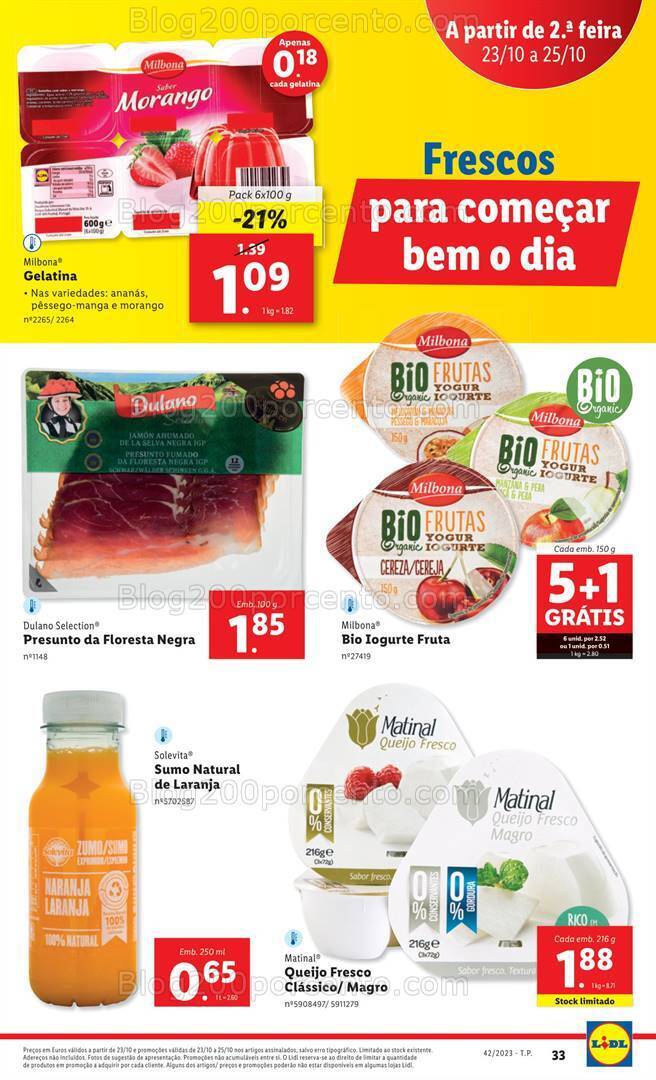 Antevisão Folheto LIDL Promoções de 19 a 25 outubro