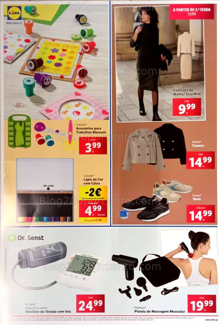 Antevisão Folheto LIDL Bazar Promoções a partir de 23 setembro