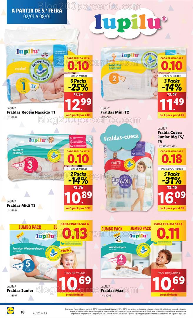 Antevisão Folheto LIDL Promoções de 2 a 8 janeiro