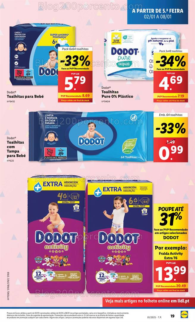 Antevisão Folheto LIDL Promoções de 2 a 8 janeiro