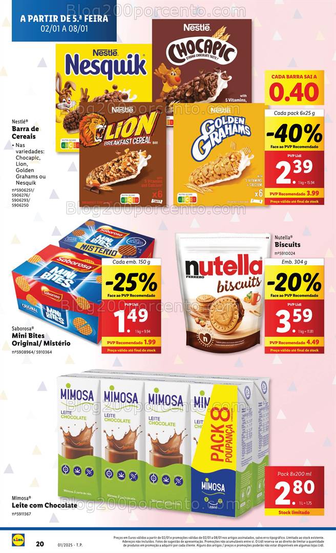 Antevisão Folheto LIDL Promoções de 2 a 8 janeiro