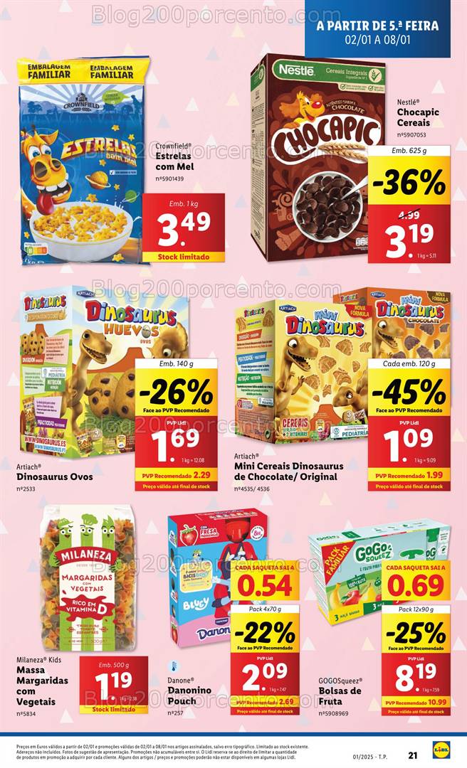 Antevisão Folheto LIDL Promoções de 2 a 8 janeiro