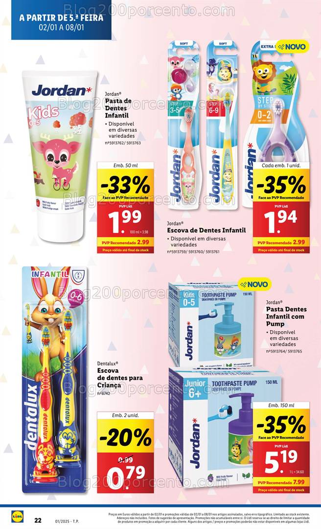 Antevisão Folheto LIDL Promoções de 2 a 8 janeiro