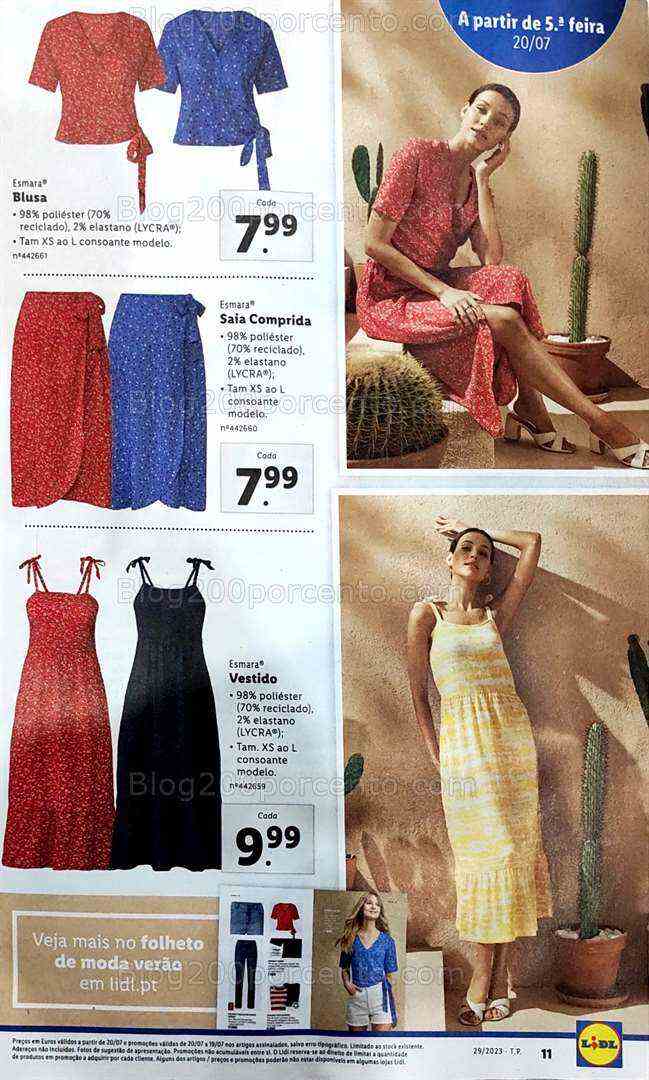 Antevisão Folheto LIDL Bazar Promoções de 20 a 26 julho