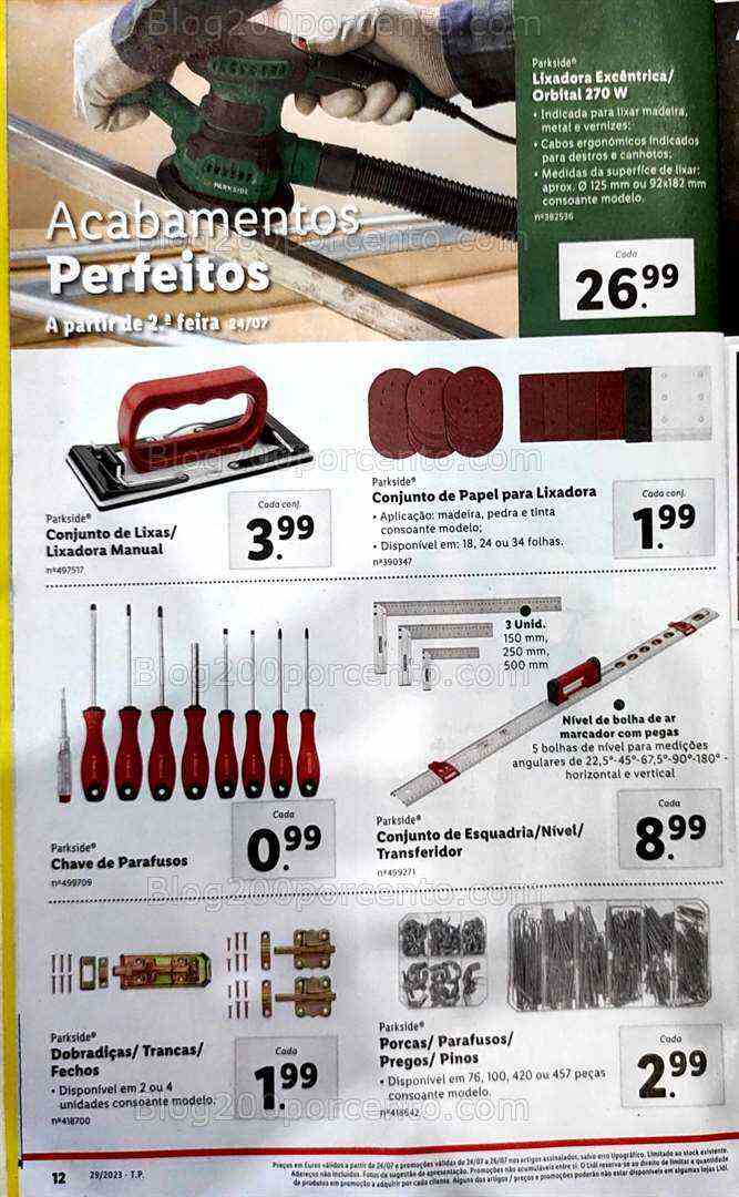 Antevisão Folheto LIDL Bazar Promoções de 20 a 26 julho