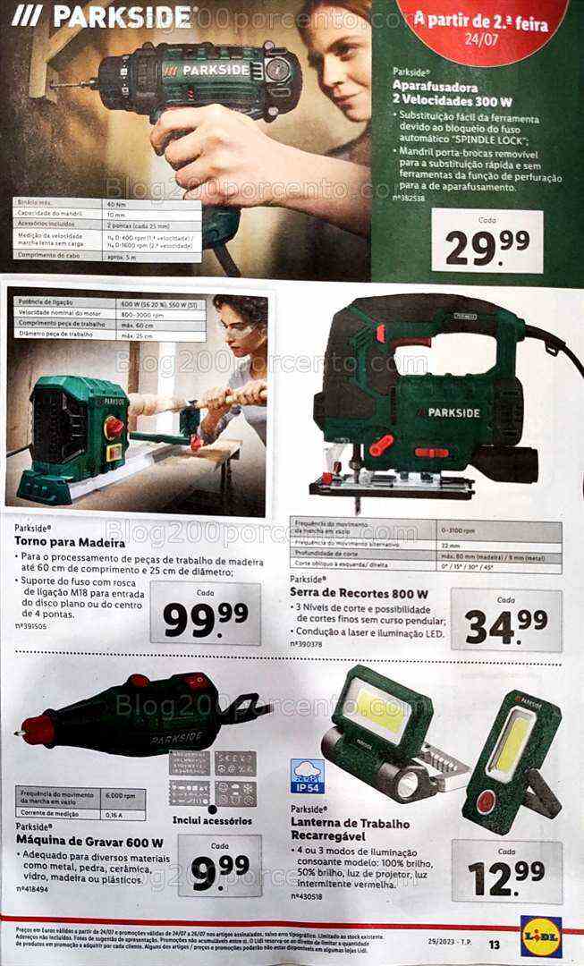 Antevisão Folheto LIDL Bazar Promoções de 20 a 26 julho