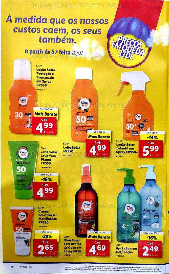 Antevisão Folheto LIDL Promoções de 20 a 26 julho