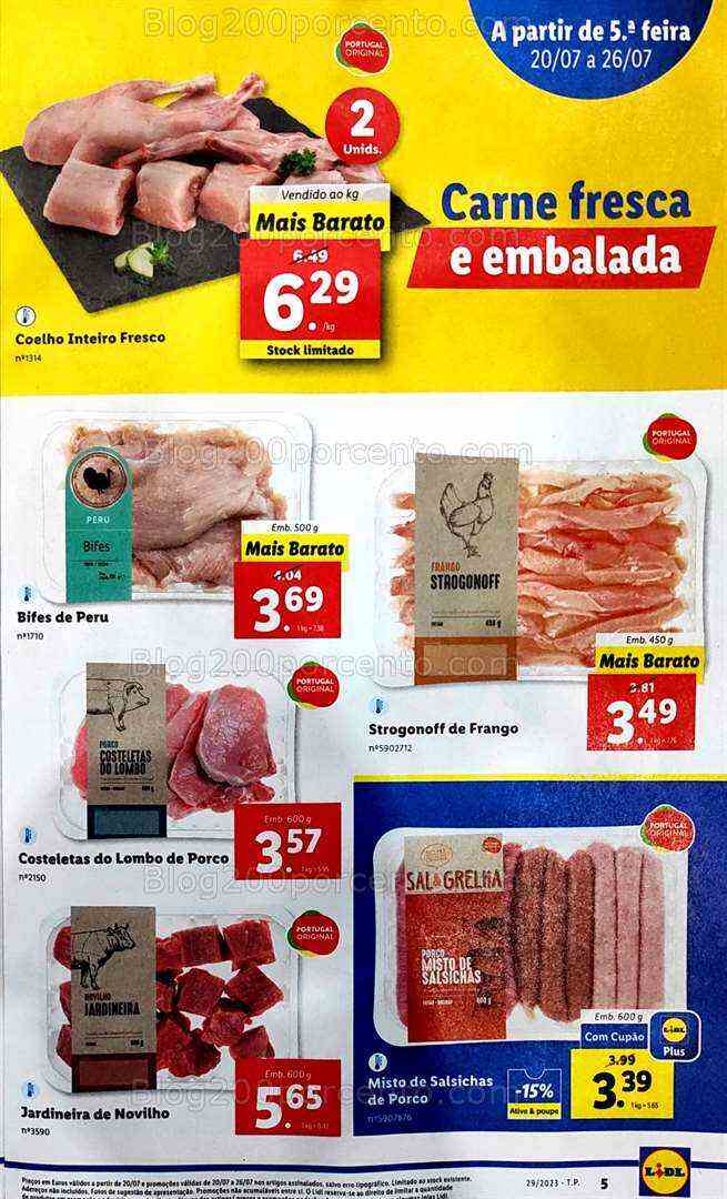 Antevisão Folheto LIDL Promoções de 20 a 26 julho
