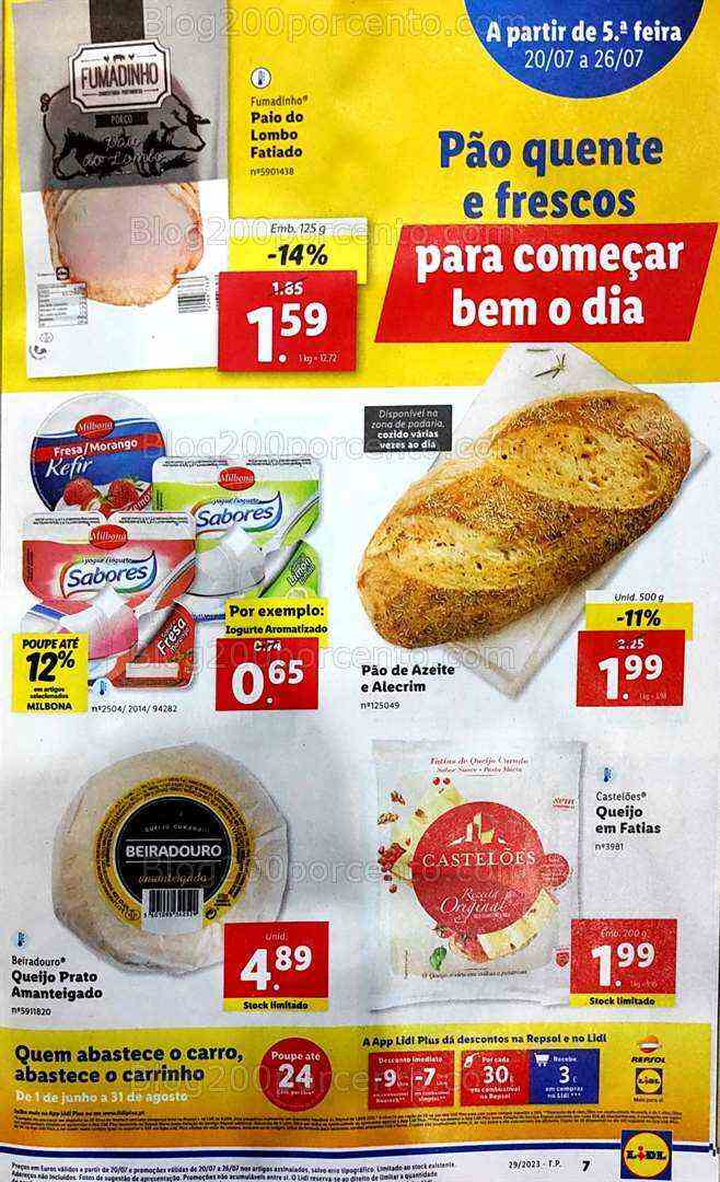 Antevisão Folheto LIDL Promoções de 20 a 26 julho