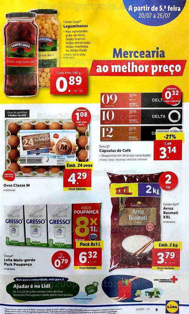 Antevisão Folheto LIDL Promoções de 20 a 26 julho