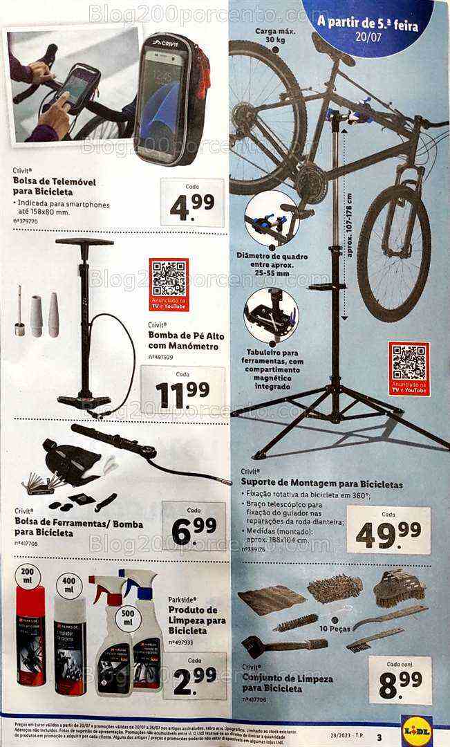 Antevisão Folheto LIDL Bazar Promoções de 20 a 26 julho