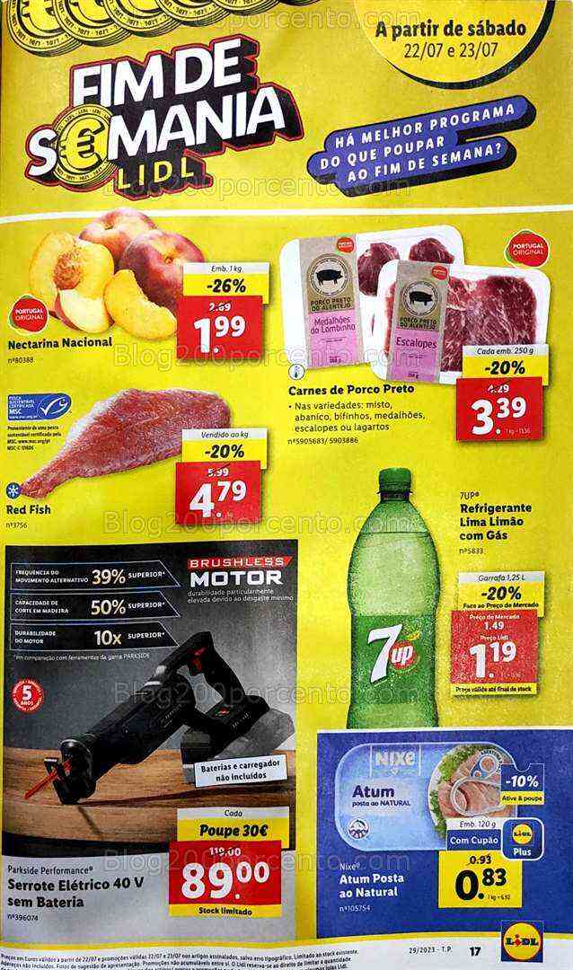 Antevisão Folheto LIDL Promoções de 20 a 26 julho